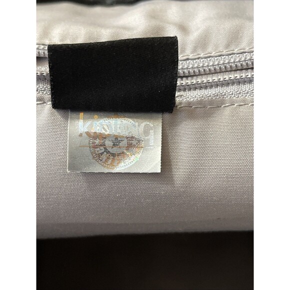 Kipling Backpack Bag Queenie Small Black Pockets Nylon Live Light - Picture 14 of 16